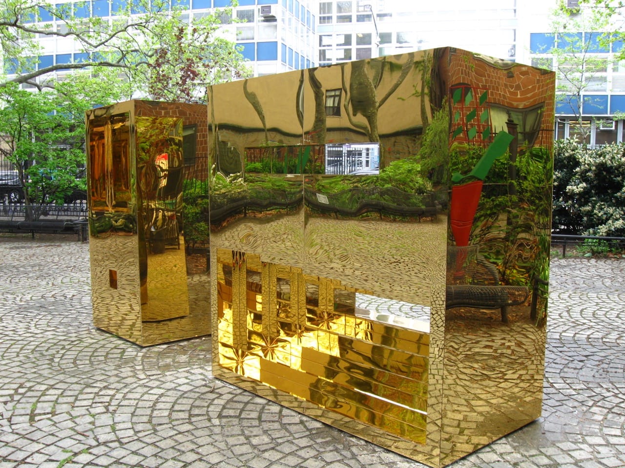 Jose Soto "Focus" (2016), located in Harlem Art Park