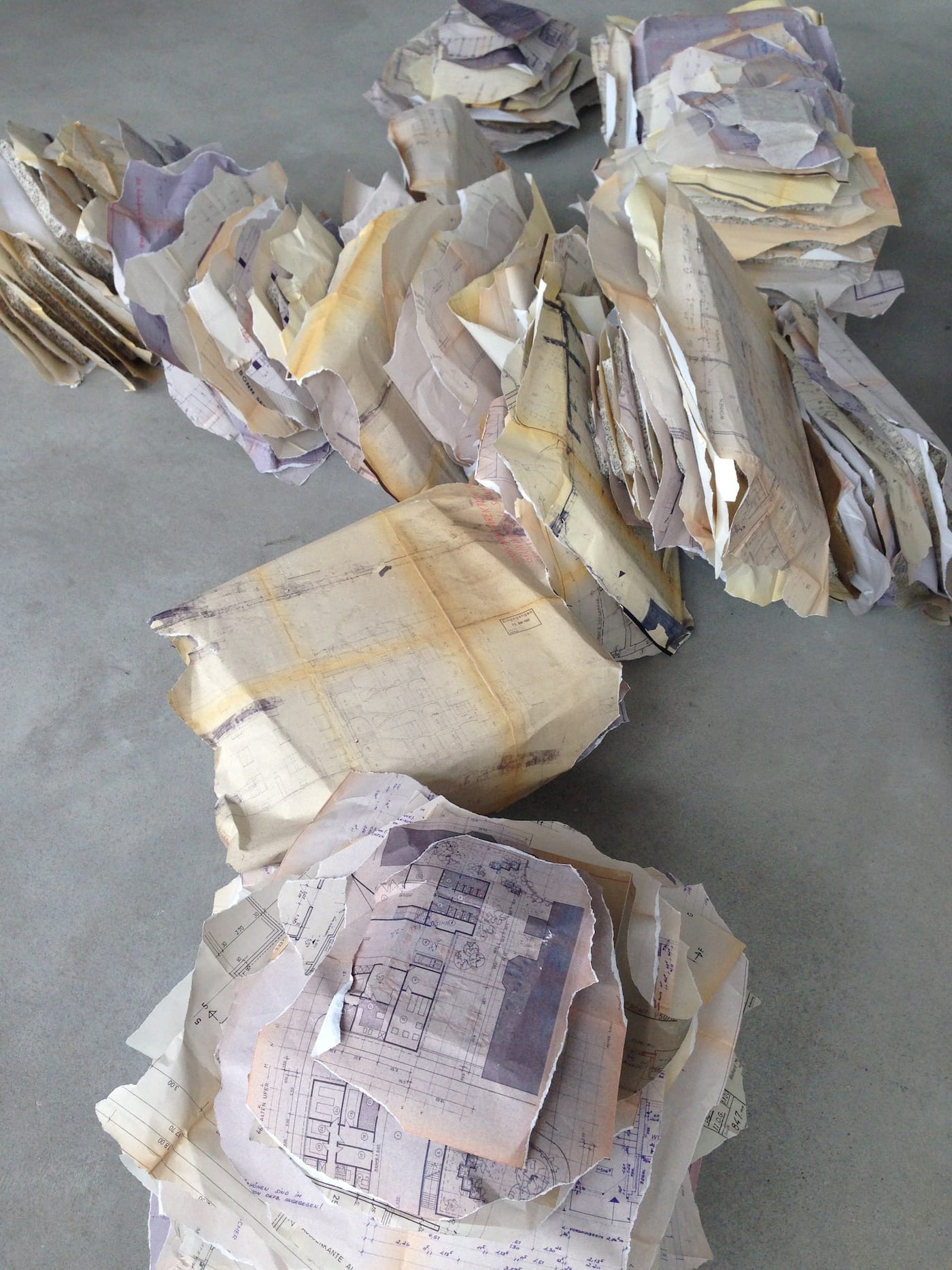 Detail of of Franka Hörnschemeyer's exhibition at Grüntuch Ernst Lab