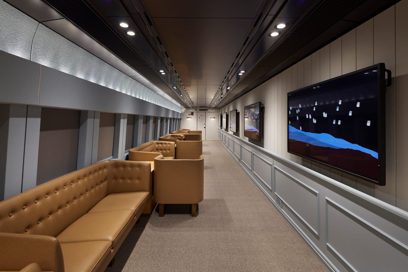 Works by Brian Alfred aboard the Genbi