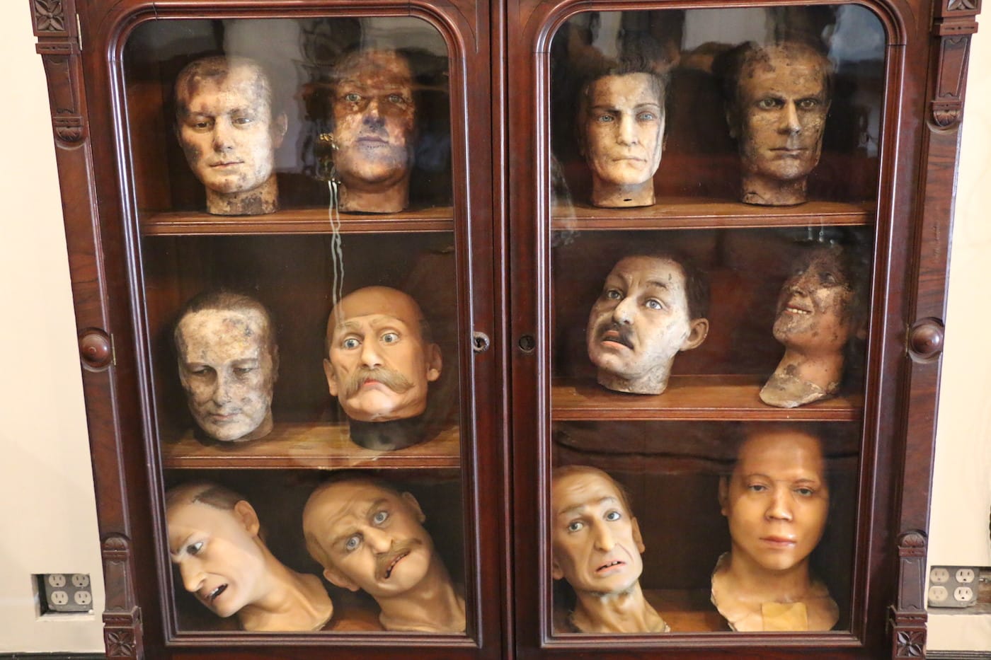 Installation view, 'House of Wax' at the Morbid Anatomy Museum (click to enlarge)