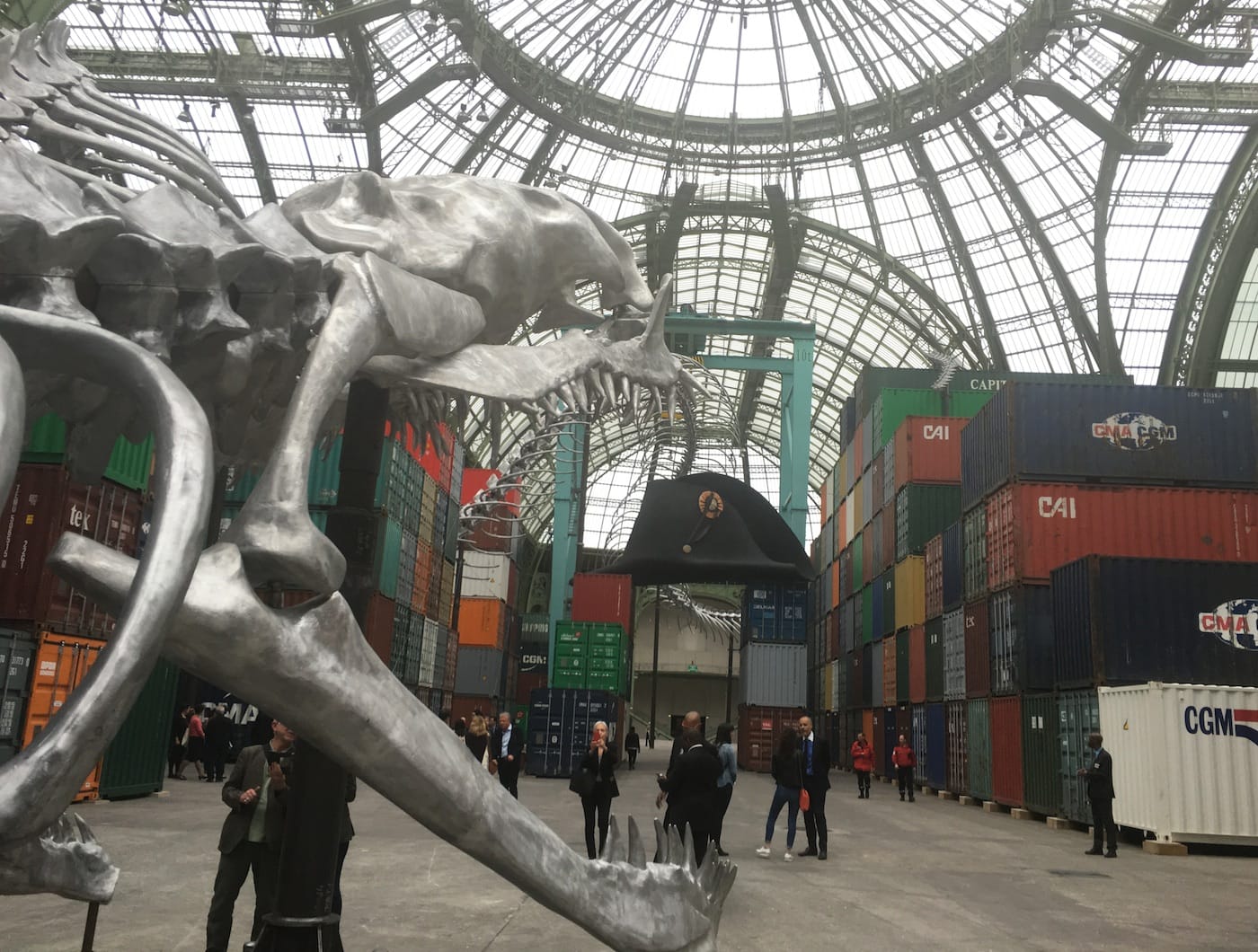 Installation view of Huang Yong Ping's 'Empires' at the Grand Palais
