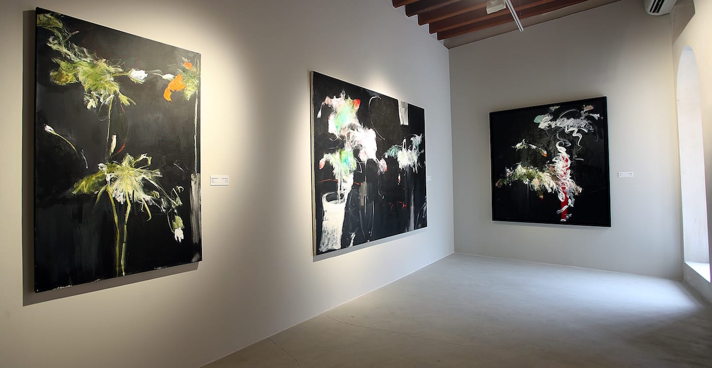 Installation view of 'Farideh Lashai' at Bait Al Serkal (image courtesy Sharjah Art Foundation)