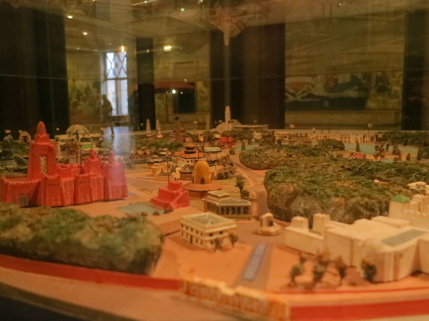 Scale model of the Paris Colonial Exposition of 1931 at the National Museum of the History of Immigration (photo by the author for Hyperallergic)