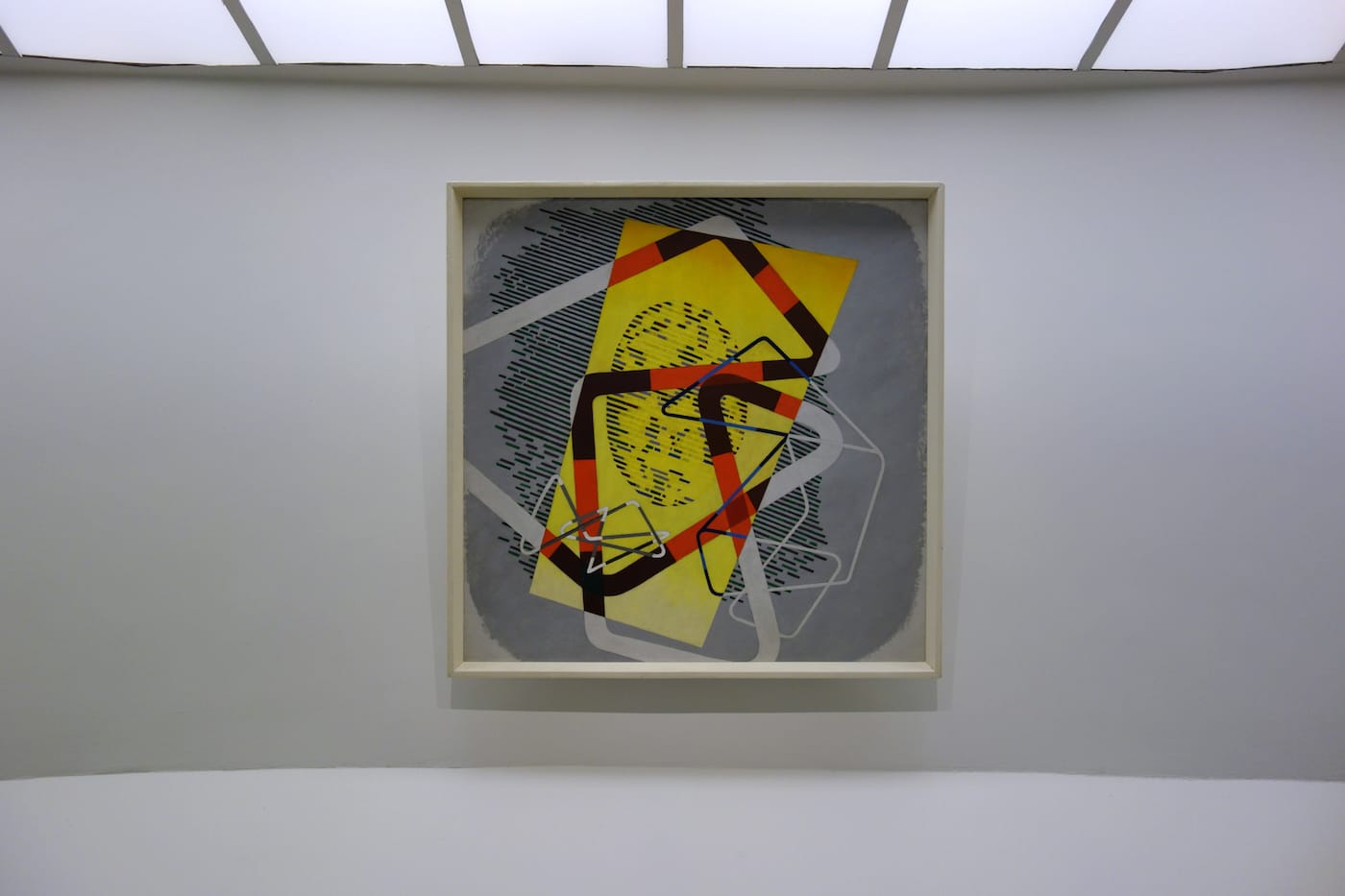 László Moholy-Nagy, "Space Modulator" (1938-40), oil and graphite pencil on linen, 47 x 47 inches