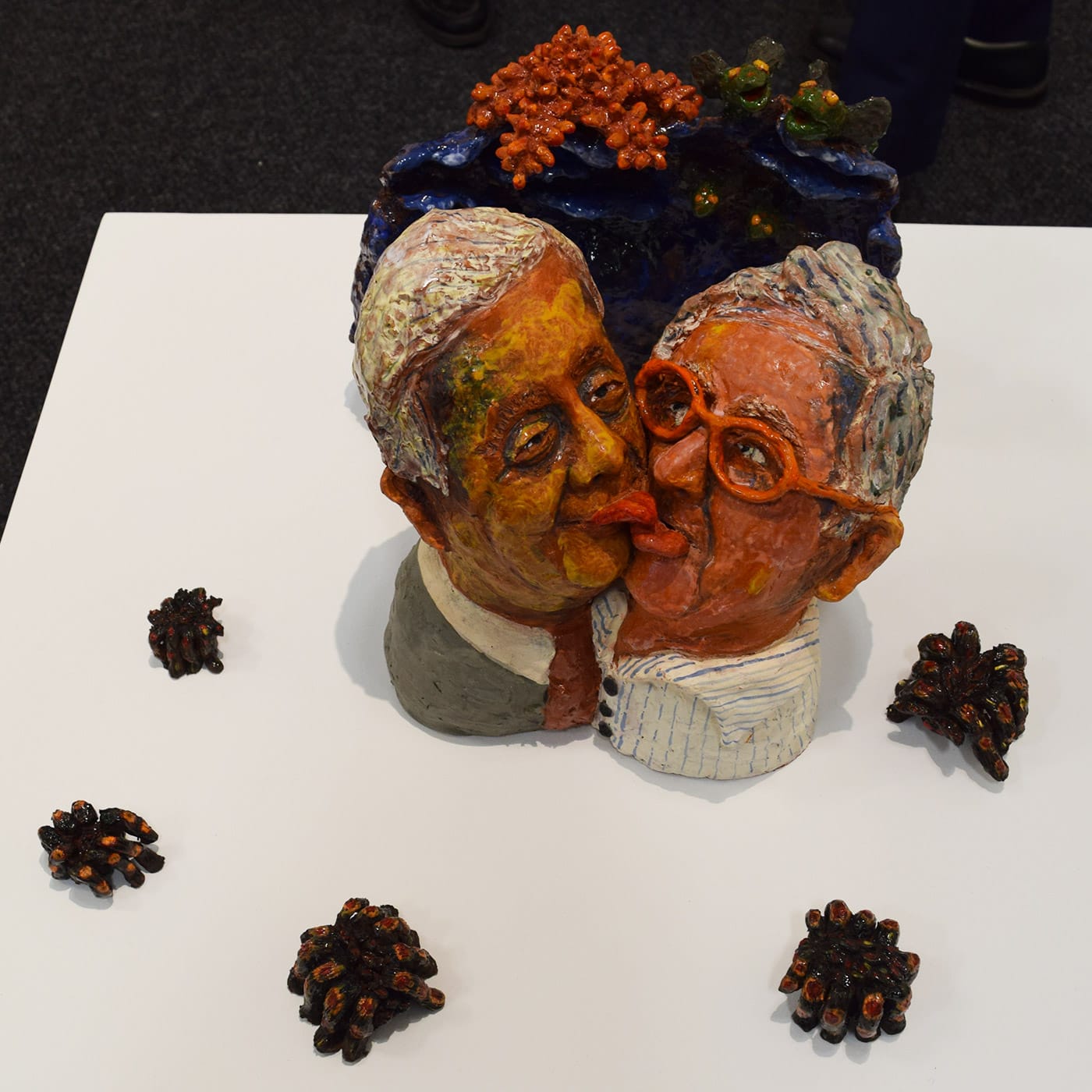 Sally Saul, "The Attack" (2016) in the Landing's booth