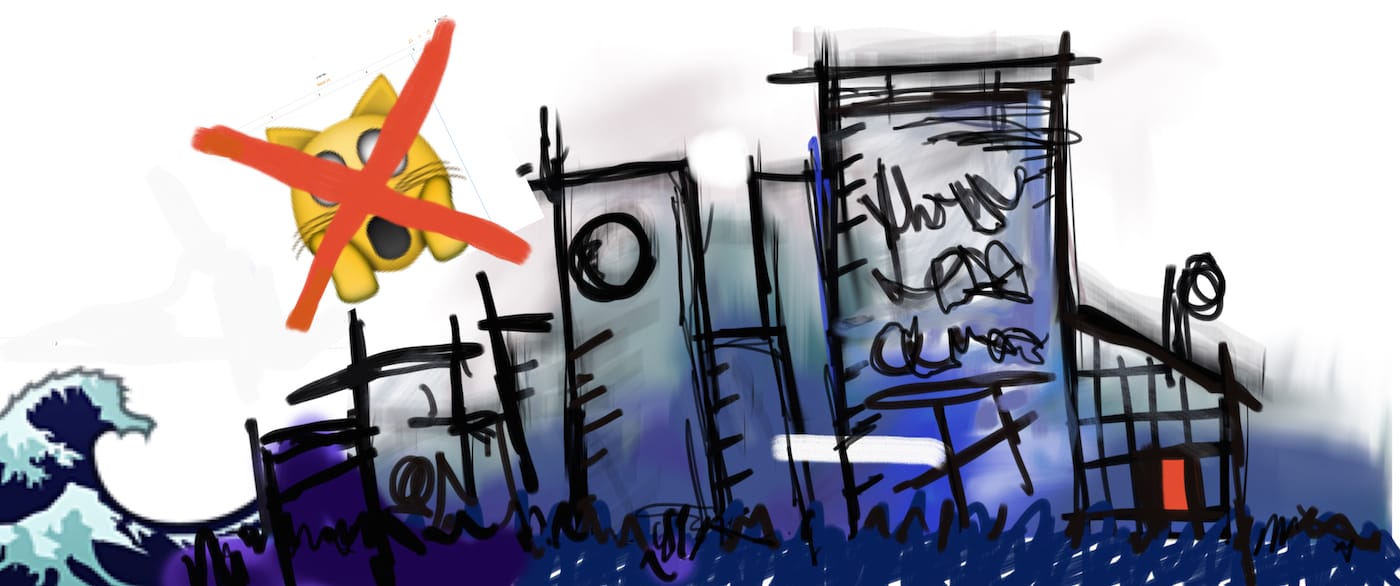 Illustration by the author for Hyperallergic