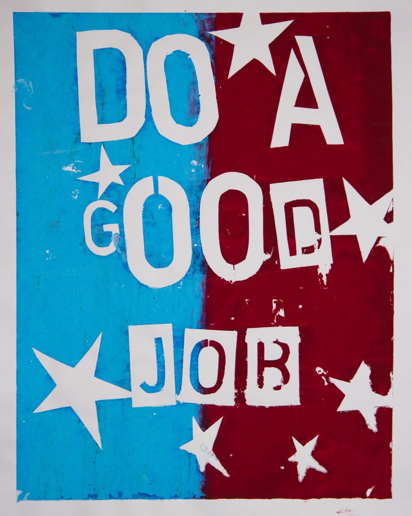 of Brooklyn Hi-Art Machine with, “Dear President, All Mouths Need Feeding and Demand Universal Basic Income,” (2016)