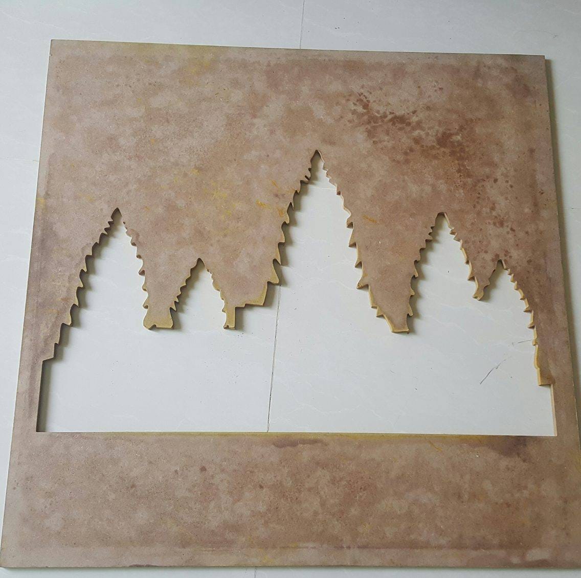 An example of one of Khmer Cloud foam stencils. 