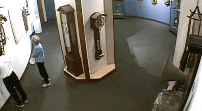 Please, don't touch the art (GIF by the author via YouTube)