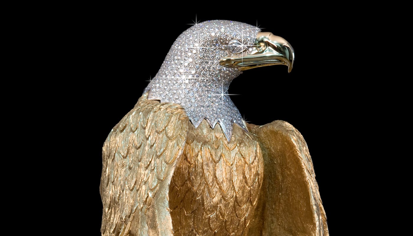 Detail of the Golden Eagle statue (courtesy The World's Greatest Treasure Hunt)