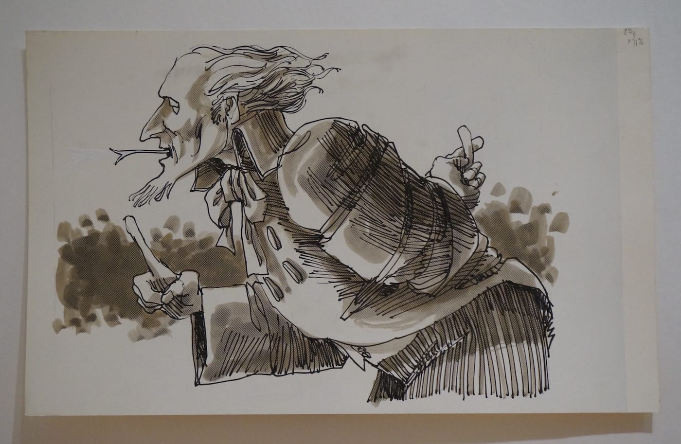 A drawing by Edward Freska 