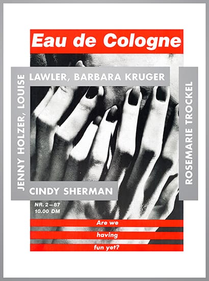 Eau de Cologne Magazine cover, issue number 2, 1987 (via spruethmagers.com)