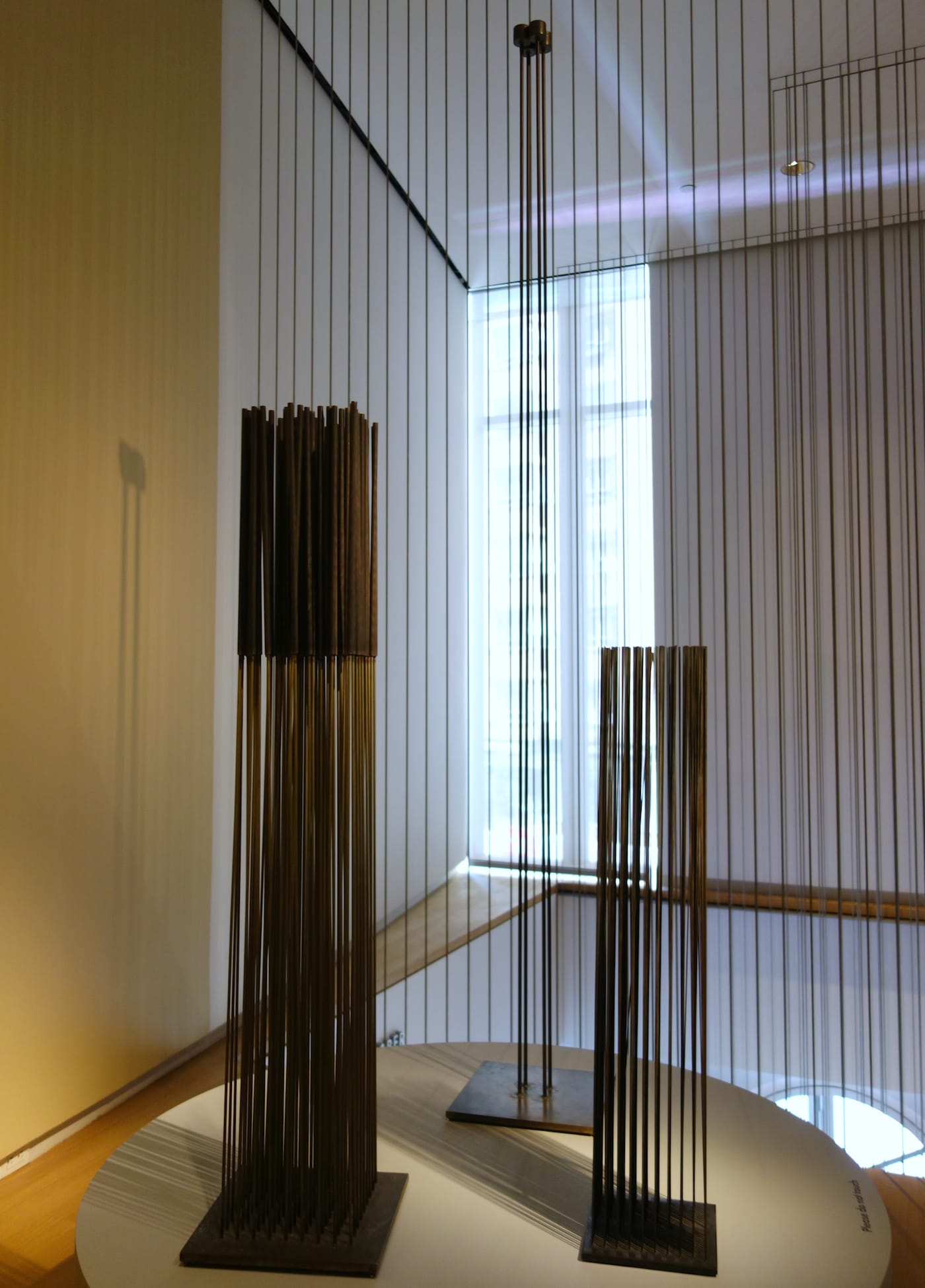 Installation view of 'Atmosphere for Enjoyment: Harry Bertoia’s Environment for Sound'