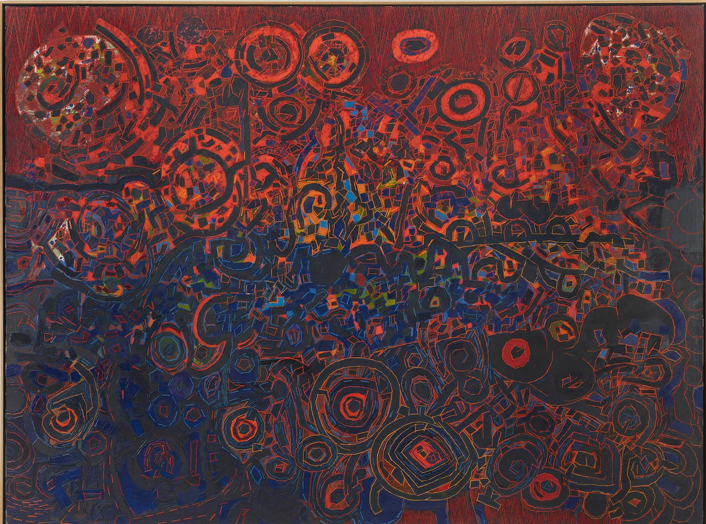 LEE MULLICAN- Untitled (1965)