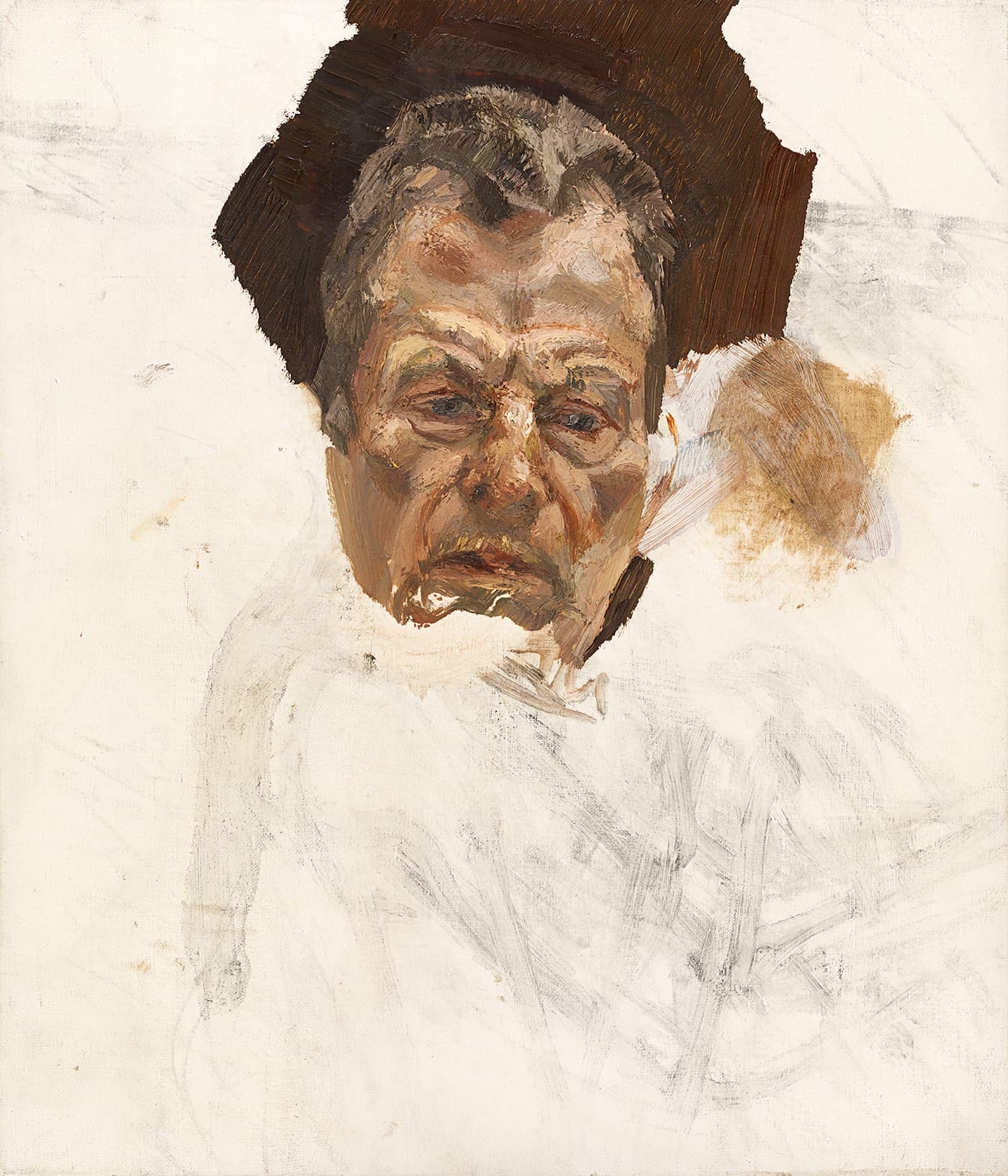 Lucian-Freud-Self-Portrait-(Fragment)-Oil-on-Canvas-356mmx306mm