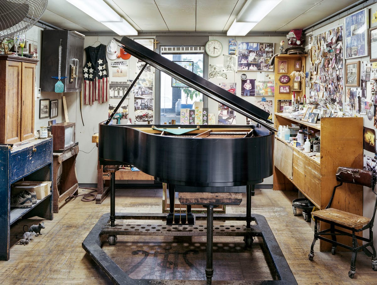 Photograph from 'Making Steinway' (2011-15) (© Christopher Payne)