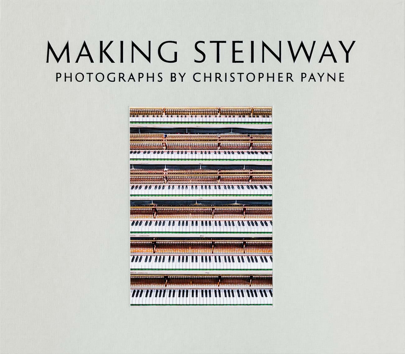 Cover of 'Making Steinway' (courtesy Christopher Payne)