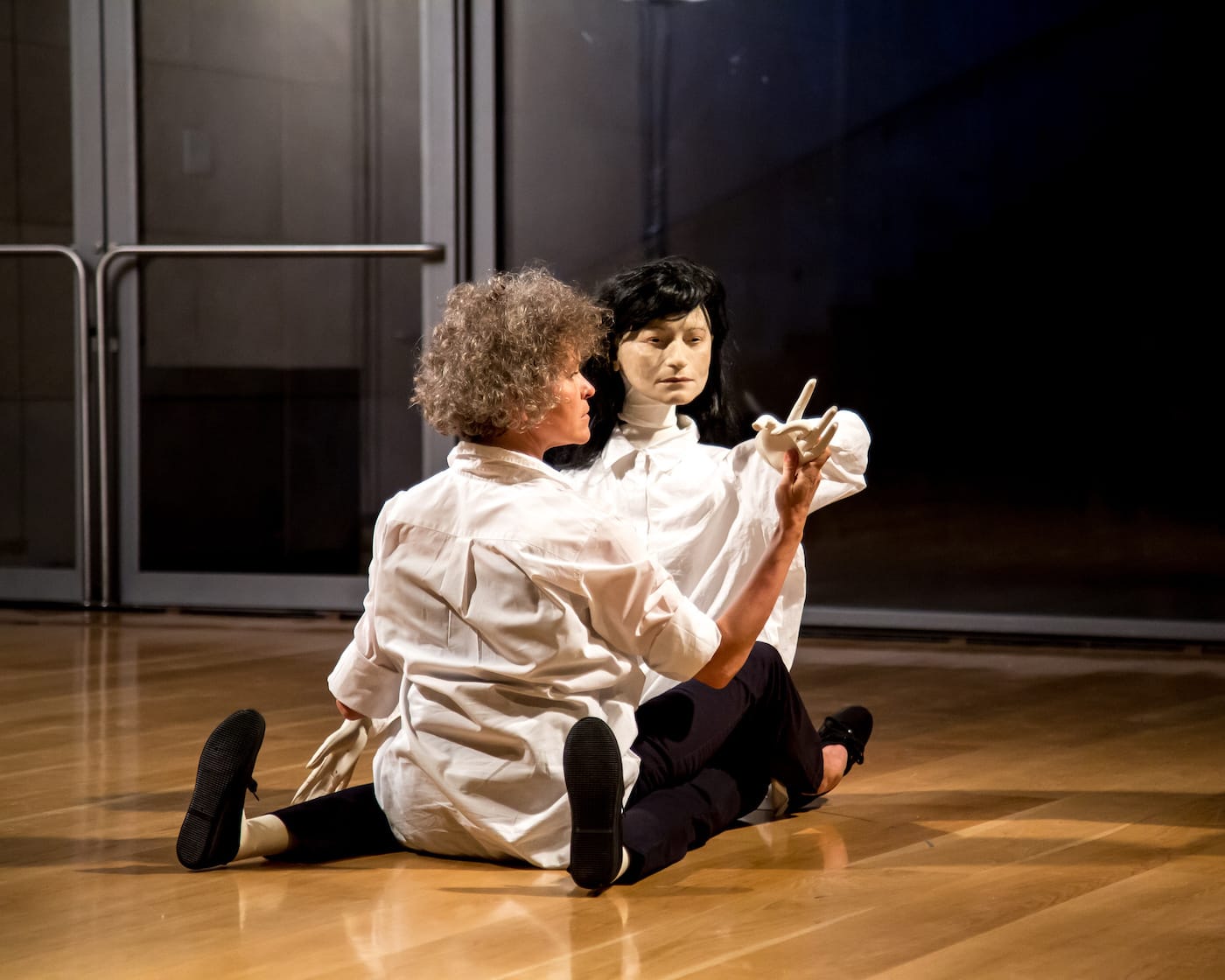 Performance of Mai-Thu Perret's 'Figures' at the Nasher Sculpture Center (photo by and courtesy Sharen Bradford/The Dancing Image)
