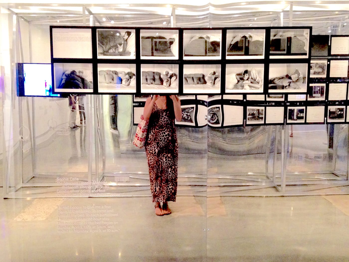 Photos by Sophie Calle in 'Public, Private, Secret' at the International Center of Photography (photo by the author for Hyperallergic)