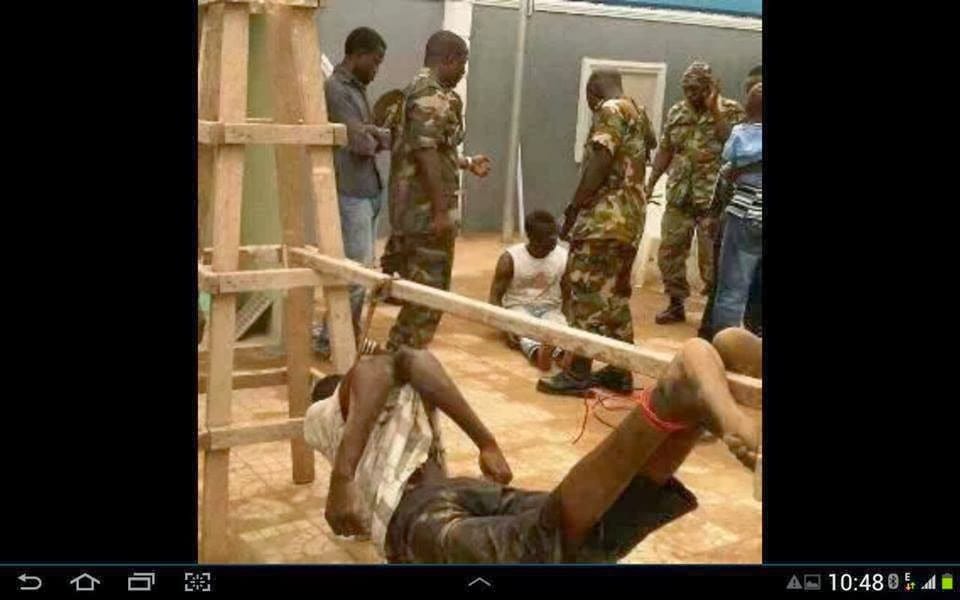 Footage taken from YouTube shows Tanzanian soldiers abusing prisoners during Operation Tokumeza. Footage like this went viral in Tanzania, causing additional pressure of the government. (source)