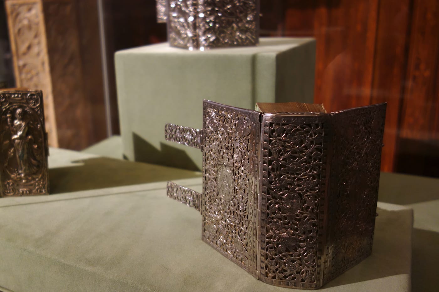 Silver bindings, Morgan Library