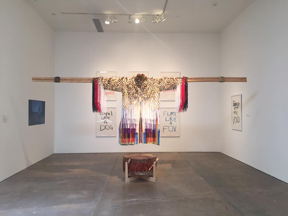 "Like a Hammer" Jeffrey Gibson, 2016