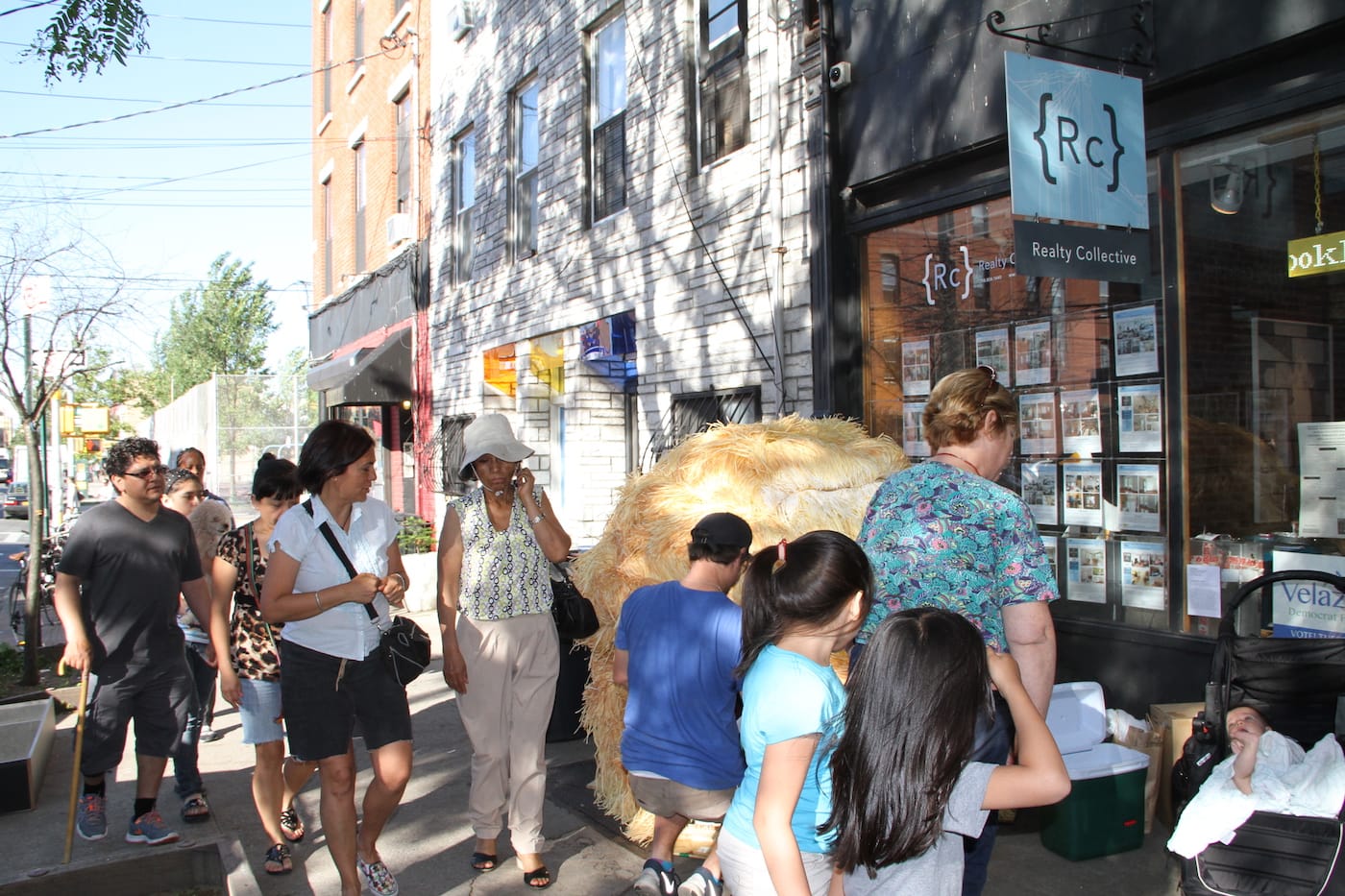 The Trump Hut in Red Hook (photo courtesy the artists)
