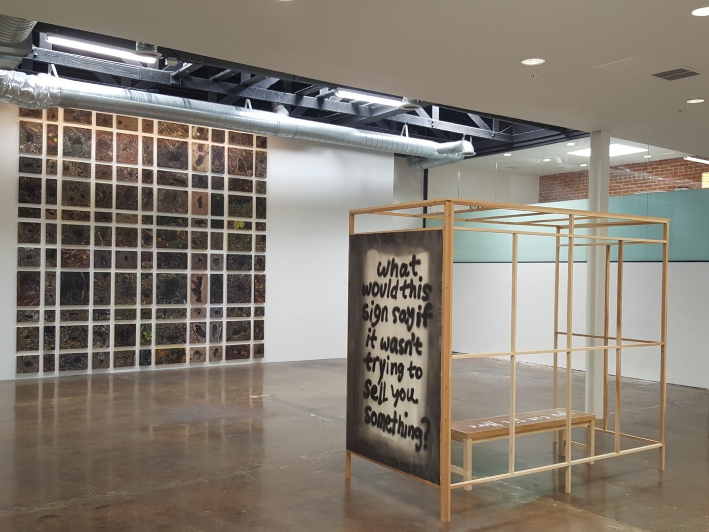 At LAXART, Kristen Calabrese, "Seeing Signs" (2016) installation