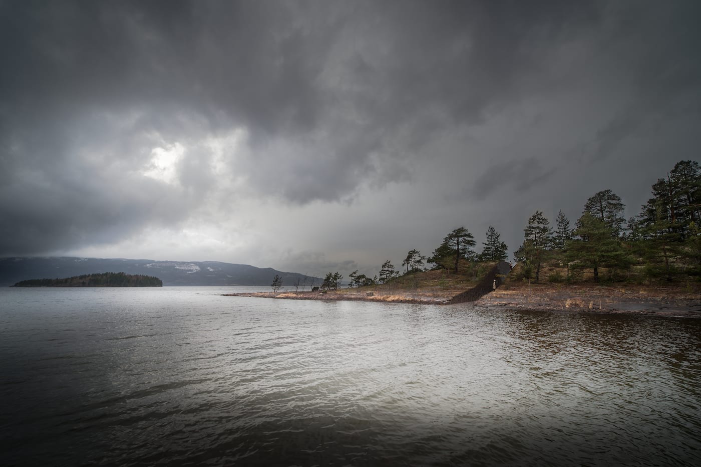 Rendering of Jonas Dahlberg, "22 July Memorial at Sørbråten"