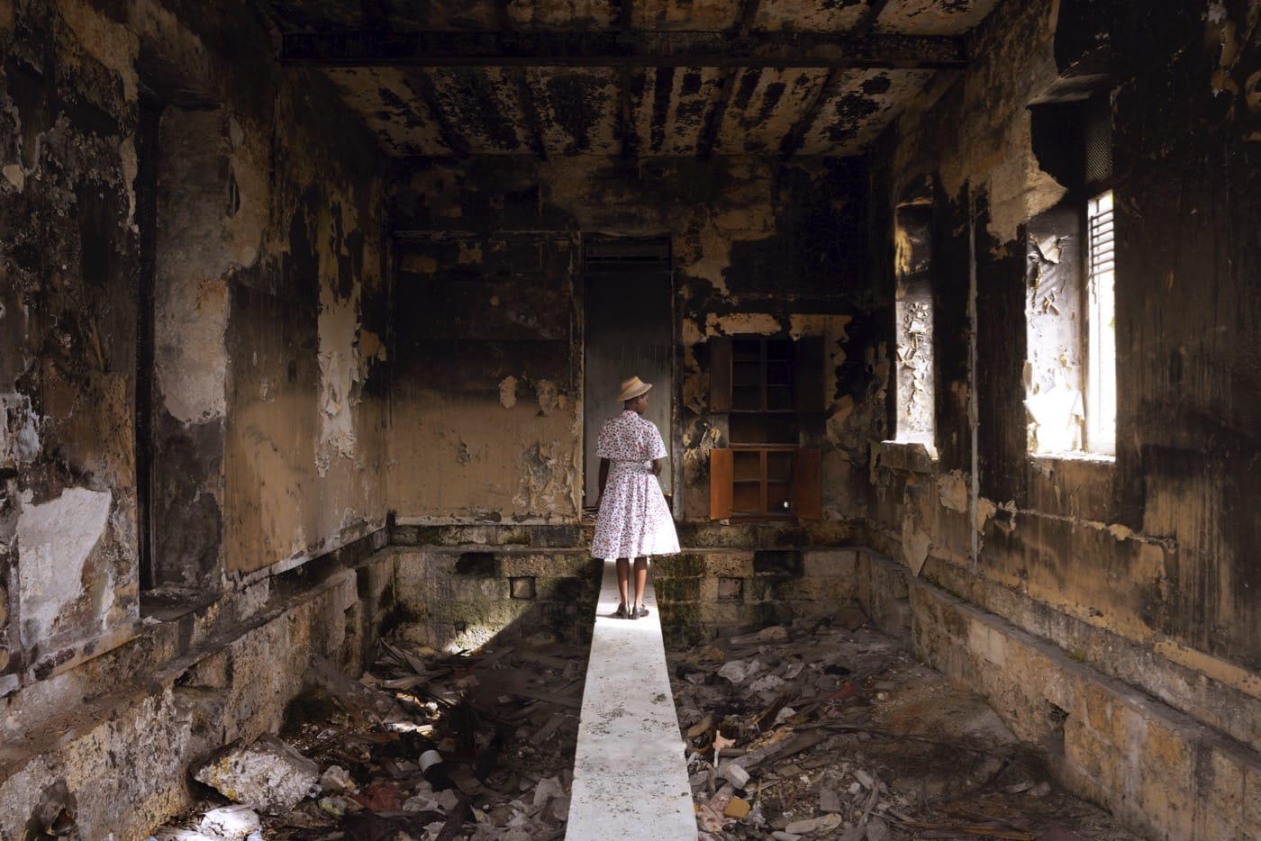 Still from "Auto Da Fé" (2016) Two channel HD colour video installation, 5.1 sound 40 minutes 30 seconds