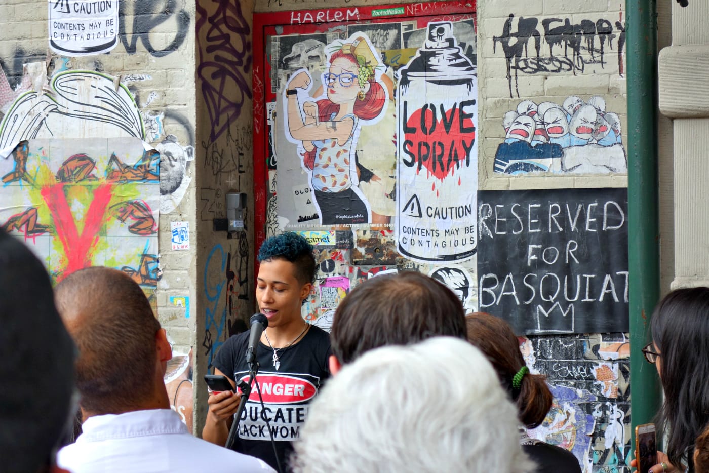 Jean-Michel Basquiat plaque unveiling