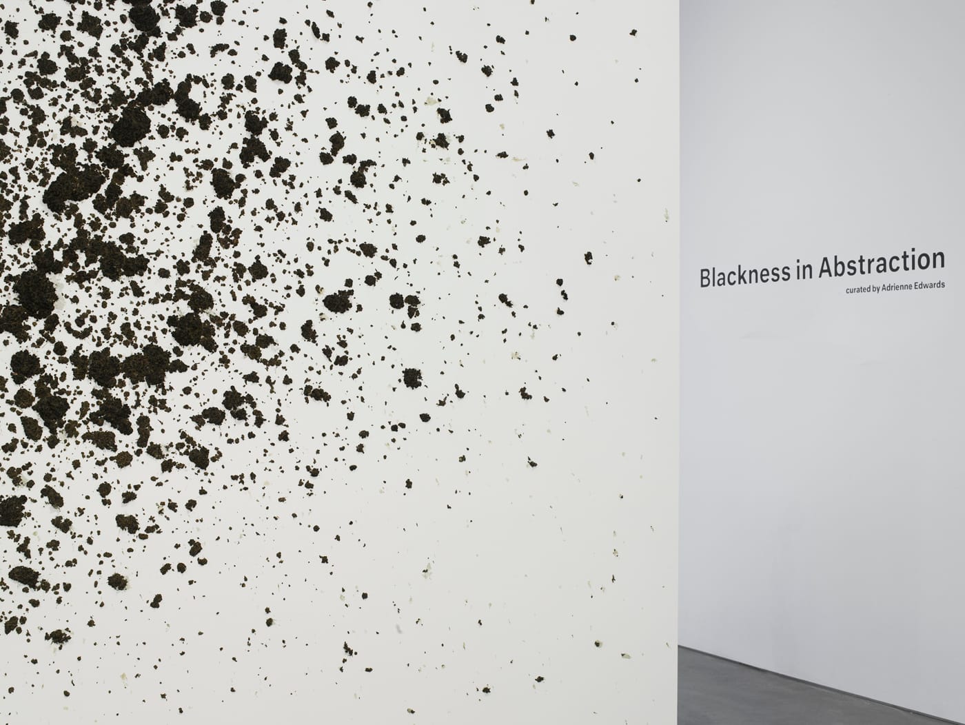 "Blackness in Abstraction" Installation view at Pace Gallery (photograph by Kerry Ryan McFate, courtesy of Pace Gallery)