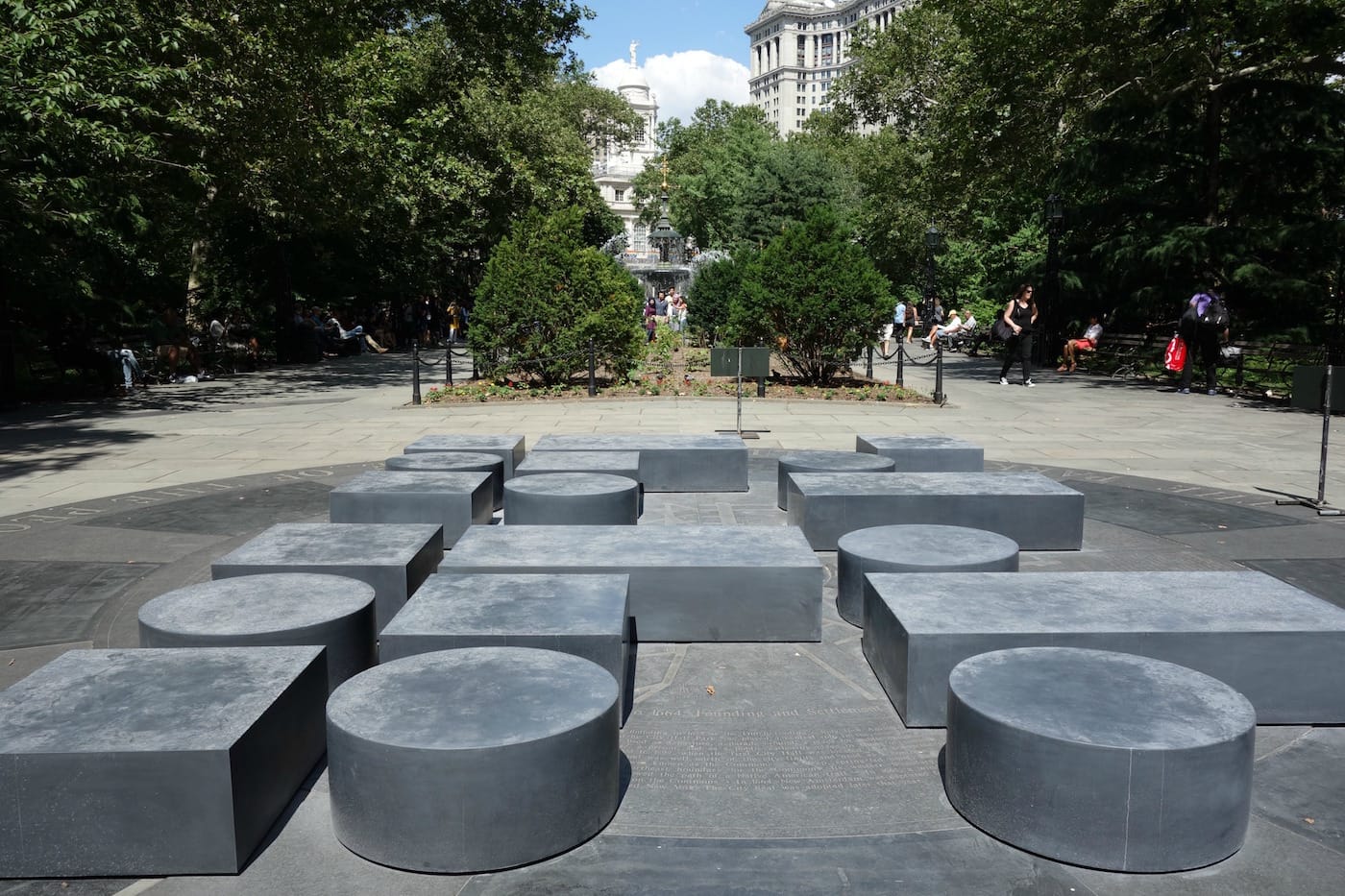 The Language of Things in City Hall Park