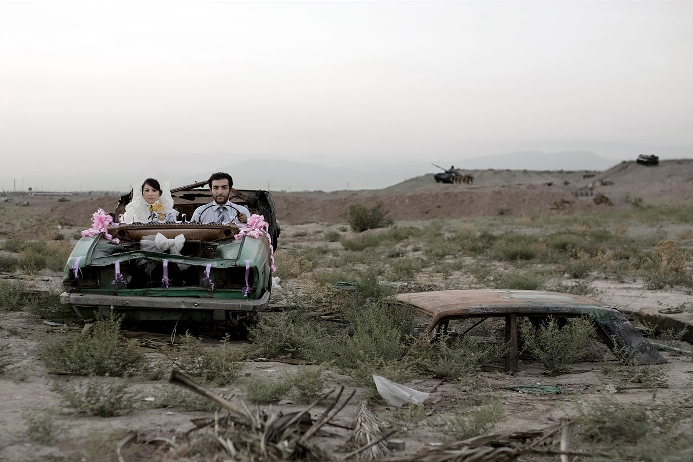 Gohar Dashti, "Untitled #5" from the series 'Today’s Life and War' (2008), chromogenic print, 27 5/8 x 41 3/8 in (image courtesy the artist, Azita Bina, and Robert Klein Gallery, Boston; © Gohar Dashti)