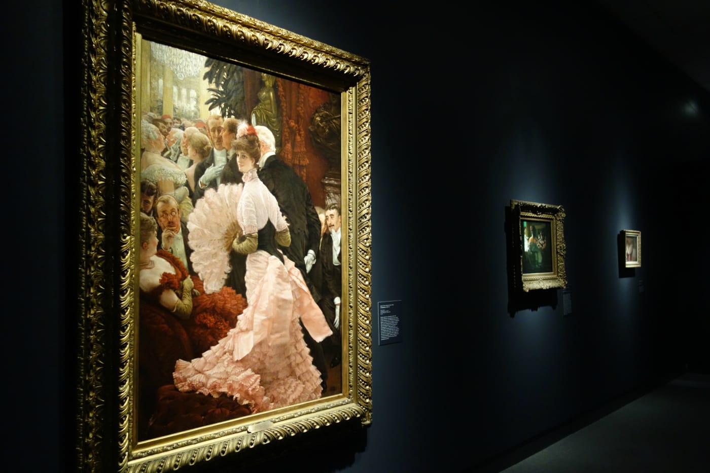 Installation view of 'Electric Paris' at the Bruce Museum (photo by the author for Hyperallergic)