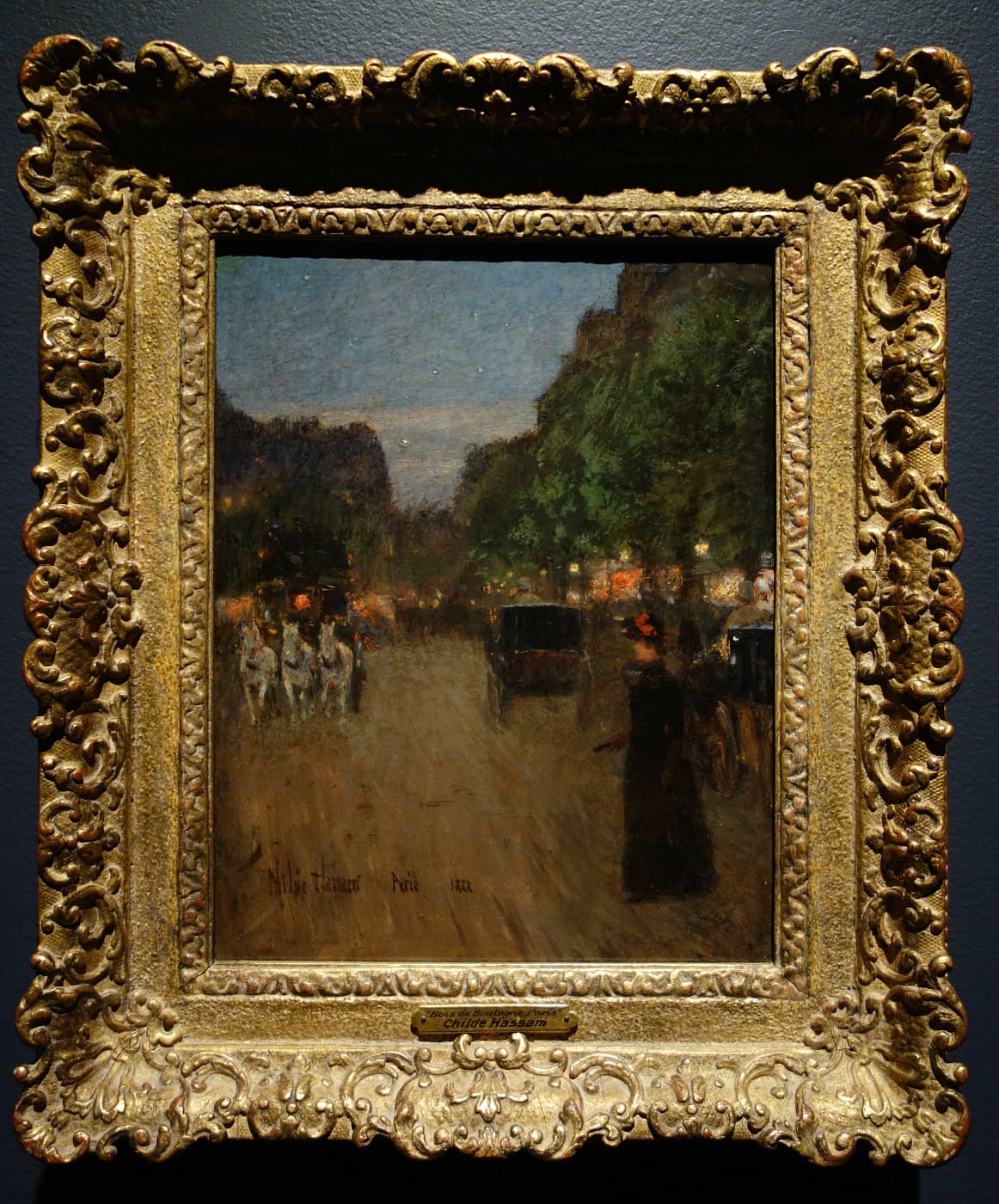 Installation view of 'Electric Paris' at the Bruce Museum (photo by the author for Hyperallergic)