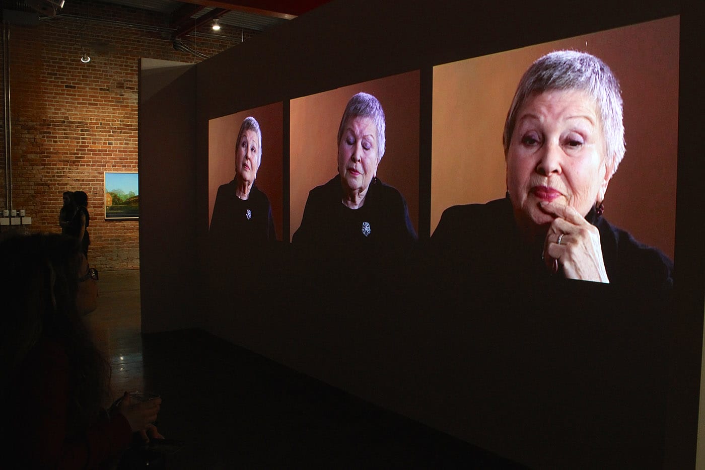 Between Listening and Telling: Last Witnesses, Auschwitz, 1945-2005 (2005), installation view