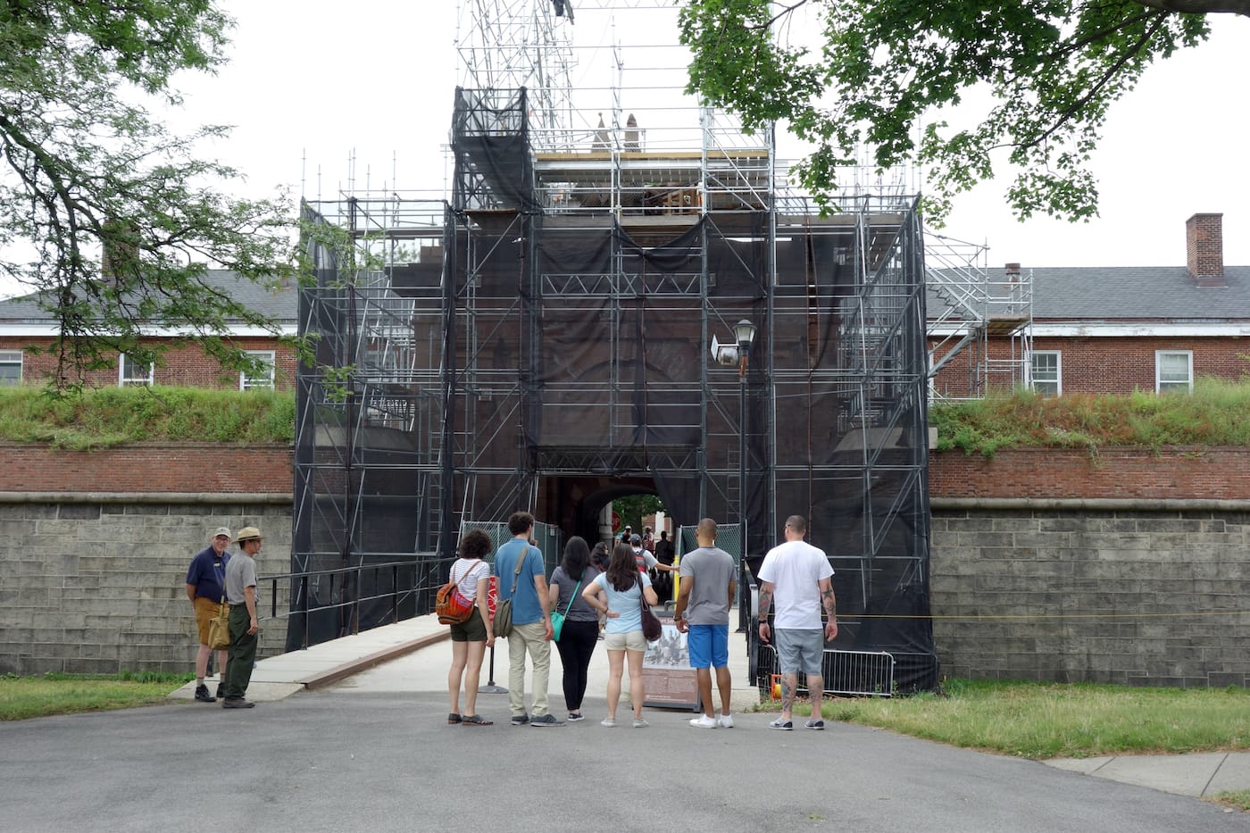 The eagle on Fort Jay, Governors Island