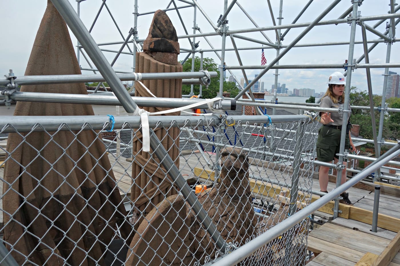 The eagle on Fort Jay, Governors Island
