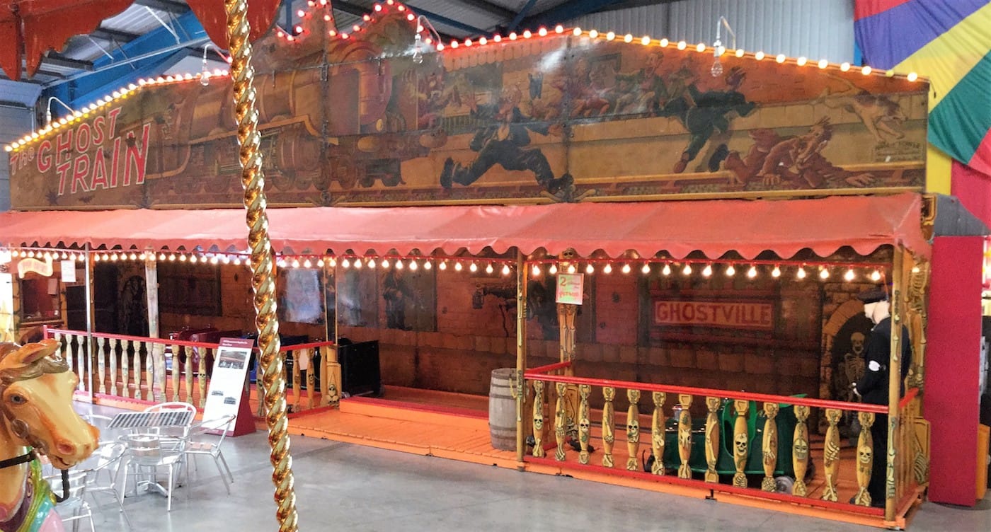 Exterior of the Ghost Train (courtesy The Fairground Heritage Trust)