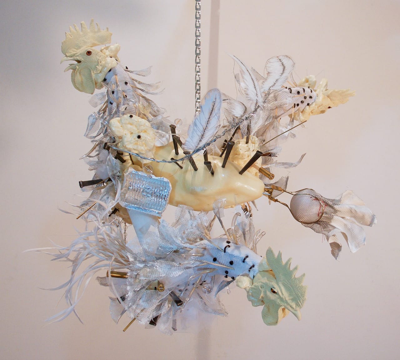 Manju Shandler Cock A Doodle 2015 Mixed media