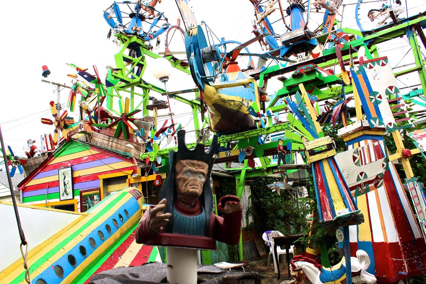 Hamtramck Disneyland, back yard view.