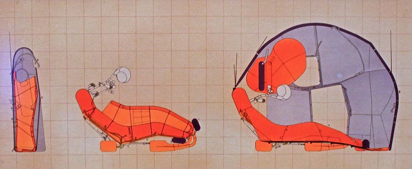 Archigram (Michael Webb), Cushicale—Opening Sequence (1966)