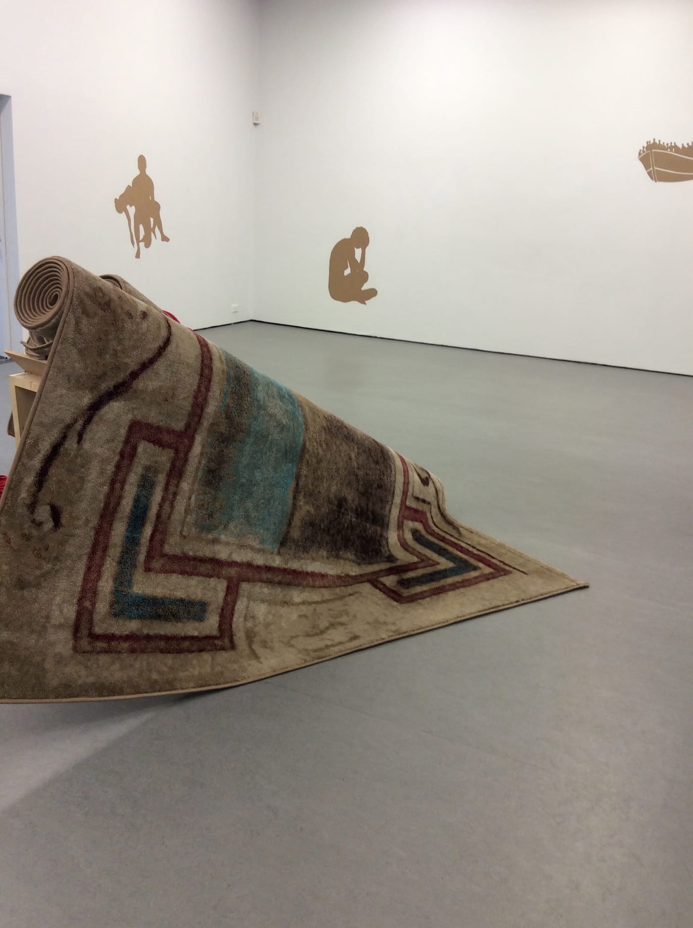 Hera Büyüktaşciyan. Destroy Your Home, Build Up a Boat, Save Life! 2014-15). Limerick City Gallery. Image courtesy of the writer.