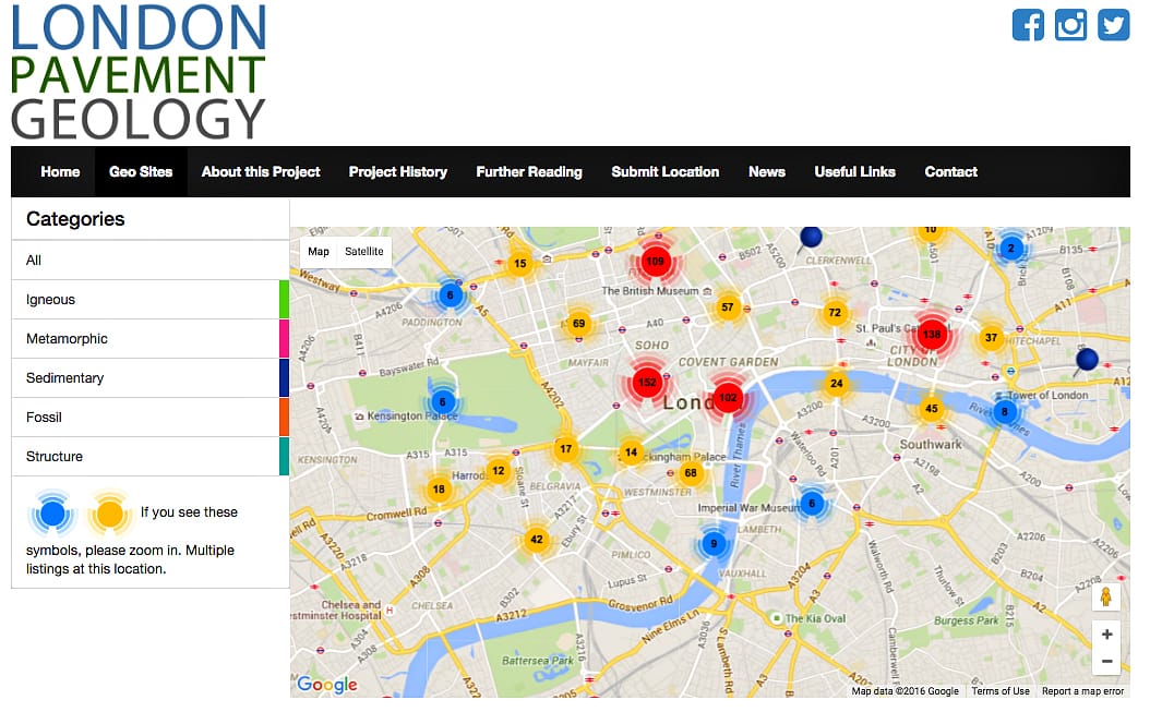 London Pavement Geology