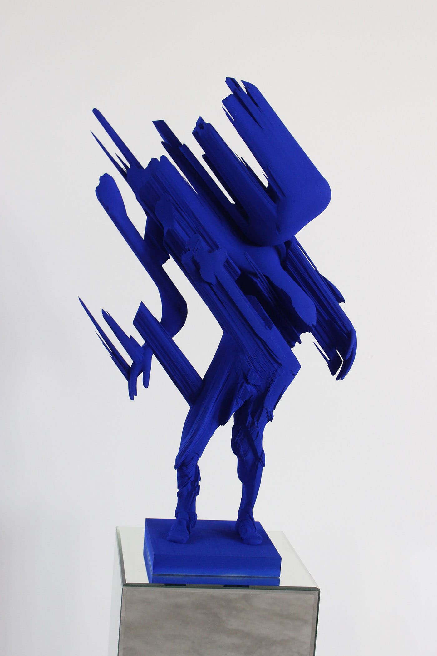 Jon Rafman, Manifolds XIV, 2014, 3D photopolymer, resin, and powder pigment, 31 x 19 x 9"