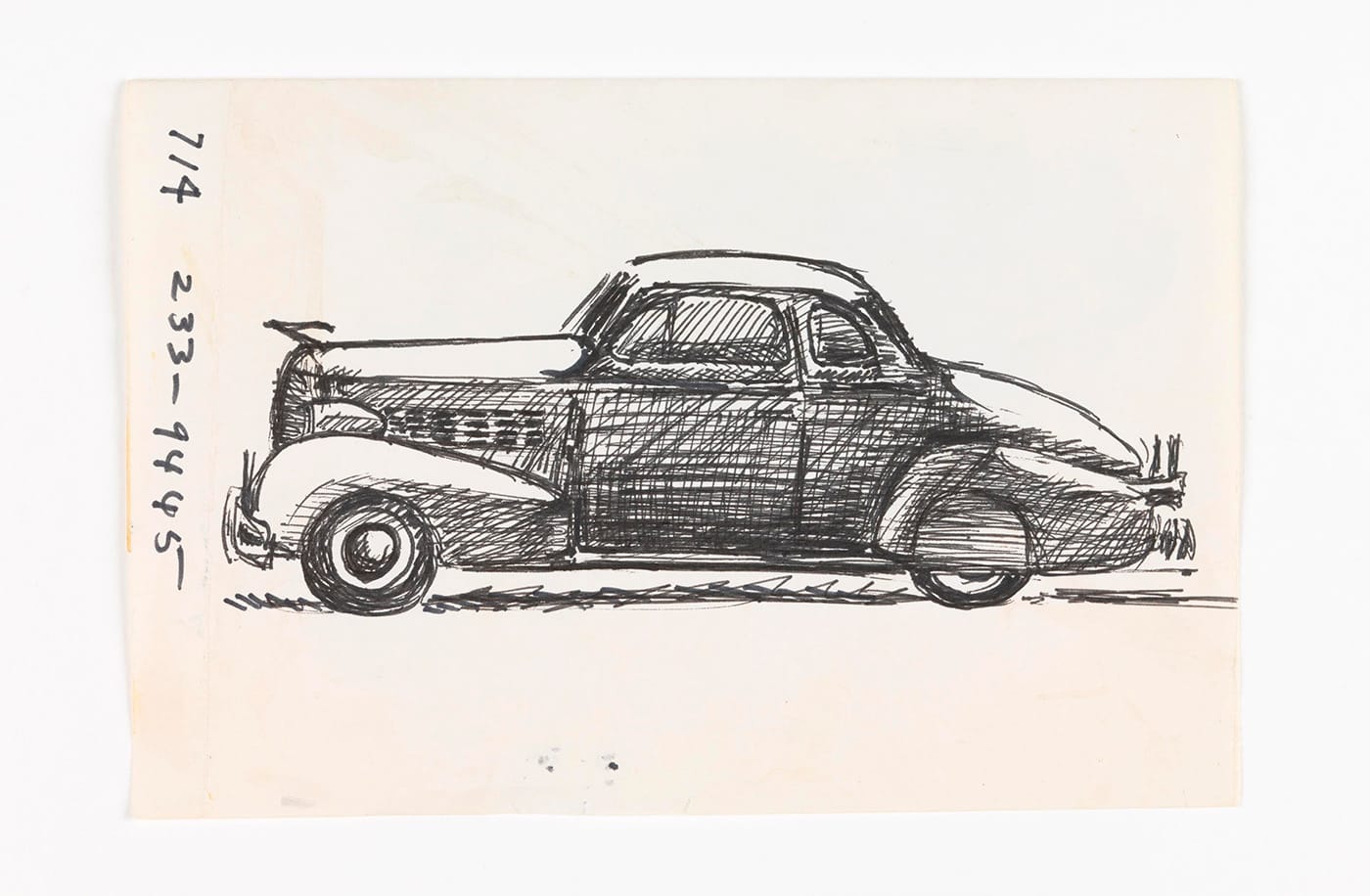 José Montoya, Untitled, date unknown, ink on paper (courtesy of the Montoya Family Trust)