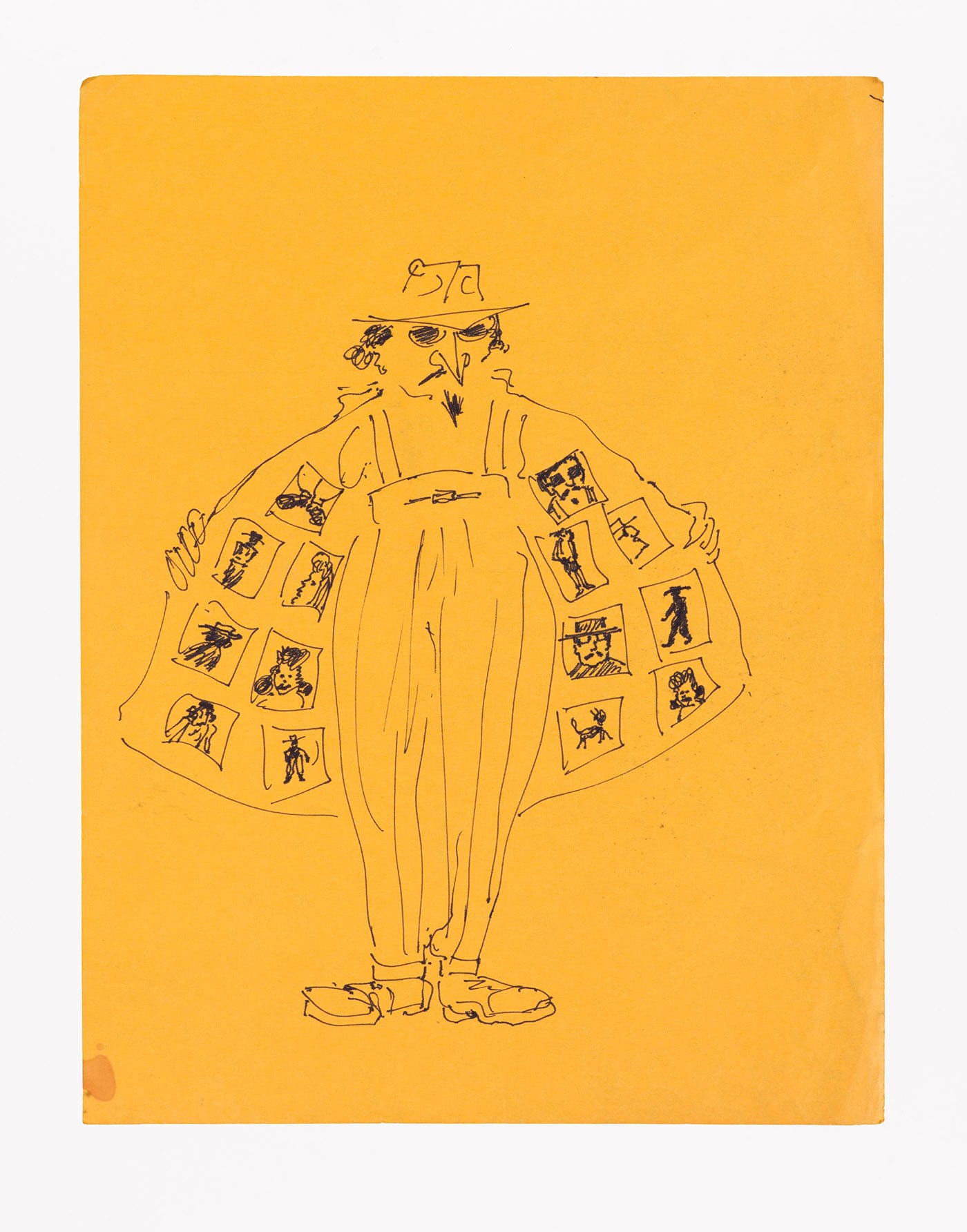 José Montoya, Untitled, date unknown, ink on paper (courtesy of the Montoya Family Trust)