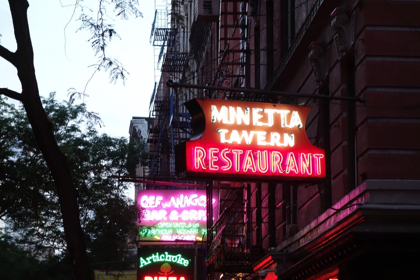 Neon signs, West Village, NYC
