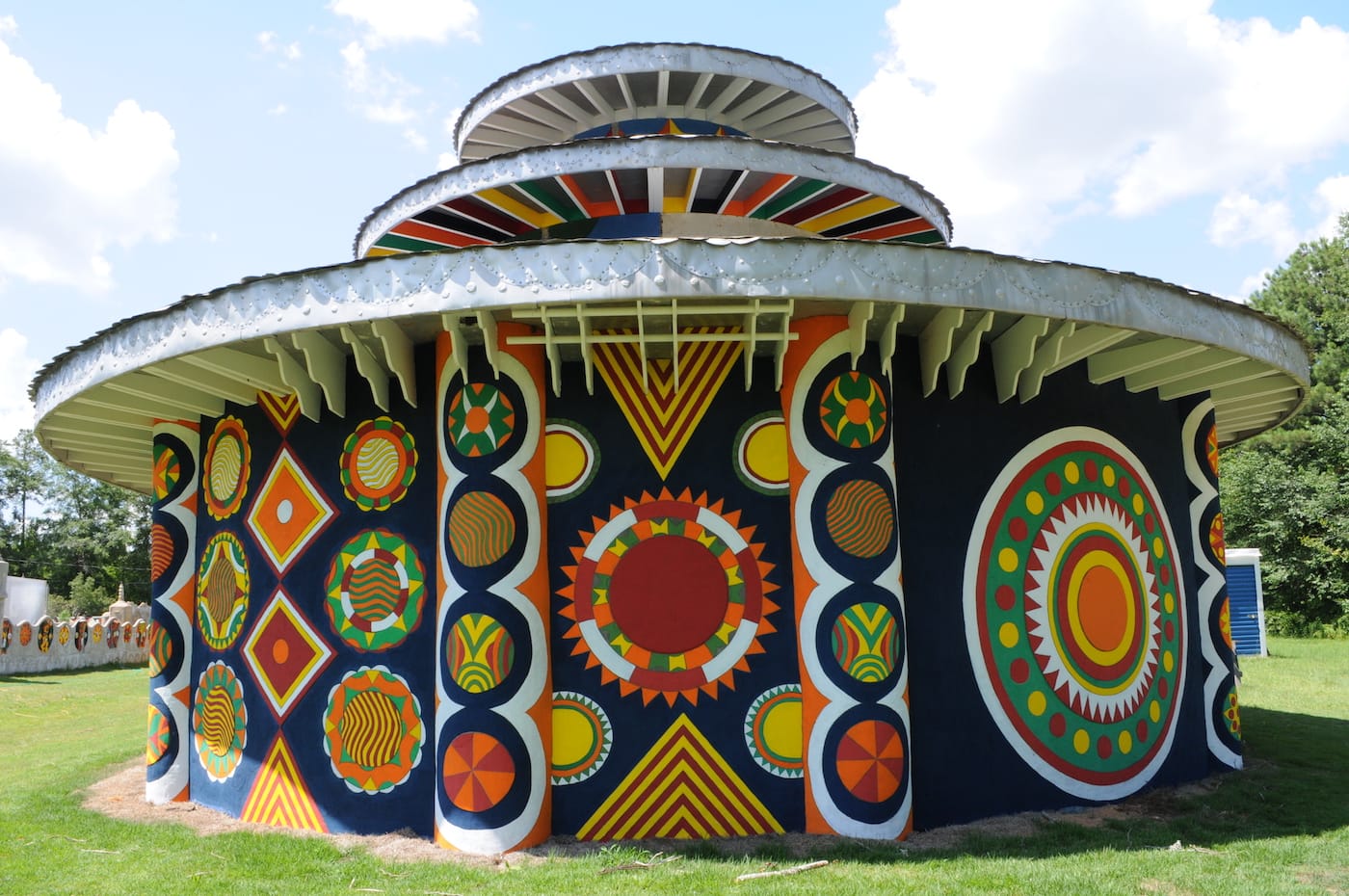 The Pasaquan art environment in western Georgia (courtesy the Kohler Foundation)